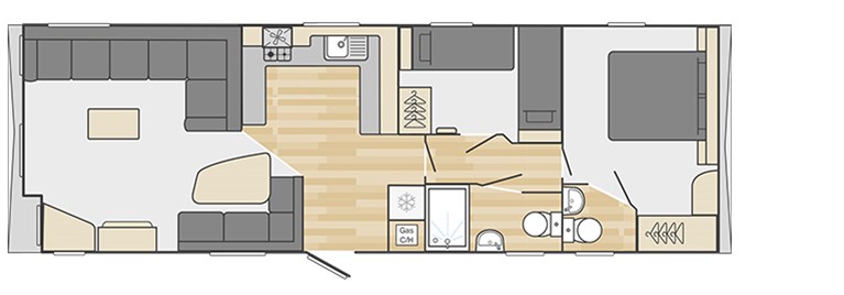 2023 Swift Burgundy 36ft x 12ft 2 bedroom Static Caravan Holiday Home