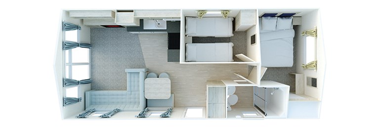 2023 Willerby Linwood 28ft x 12ft 2 bedroom Static Caravan Holiday Home