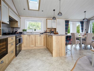 	2023 ABI Harrogate Lodge Static Lodge Holiday Home kitchen
