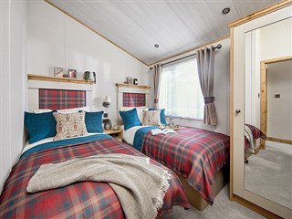 2023 ABI Harrogate Lodge Static Lodge Holiday Home twin bedroom