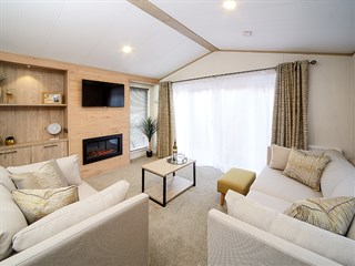 2022 Atlas Jasmine Lodge Static Caravan Holiday Home lounge