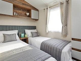 2022 Willerby Brookwood Static Caravan Holiday Home twin bedroom