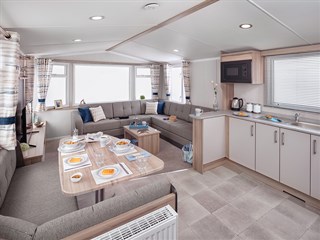 2023 Swift Loire Static Caravan Holiday Home lounge