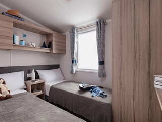 2023 Swift Loire Static Caravan Holiday Home twin bedroom
