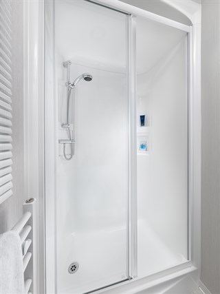 2023 Swift Loire Static Caravan Holiday Home shower room