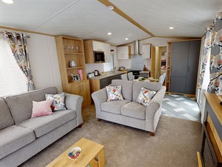 2023 Carnaby Silverdale Static Caravan Holiday Home lounge