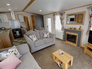 2023 Carnaby Silverdale Static Caravan Holiday Home lounge