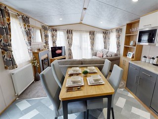 2023 Carnaby Silverdale Static Caravan Holiday Home lounge overview
