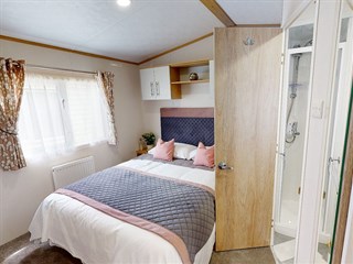 2023 Carnaby Silverdale Static Caravan Holiday Home main bedroom en suite