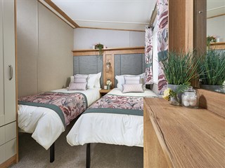 2024 ABI Ambleside Static Caravan Holiday Home twin bedroom