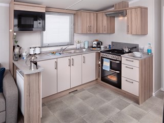2024 Swift Loire Static Caravan Holiday Home kitchen
