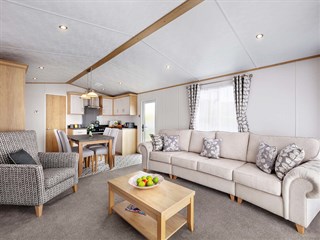 2024 Carnaby Highgrove Static Caravan Holiday Home lounge