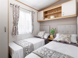 2024 Carnaby Highgrove Static Caravan Holiday Home twin bedroom