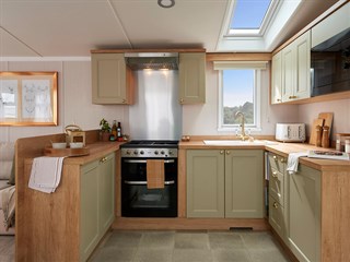 2024 Swift Provence Static Caravan Holiday Home kitchen