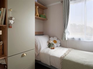 2024 Swift Provence Static Caravan Holiday Home twin bedroom detail