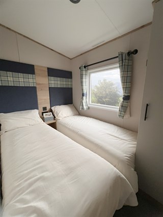 2024 ABI Hamilton Static Caravan Holiday Home twin bedroom