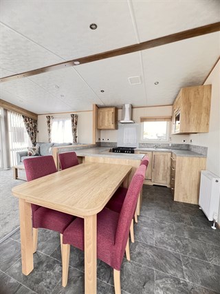 2023 Carnaby Glenmoor Lodge 41ft x 13ft, 3 bedroom Static Lodge Holiday Home dining area