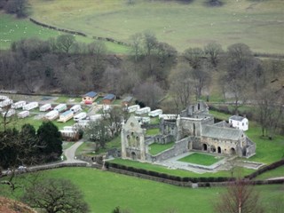Abbey Farm Caravan Park - views from above
