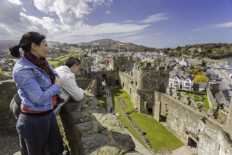 Visiting Conwy Castle